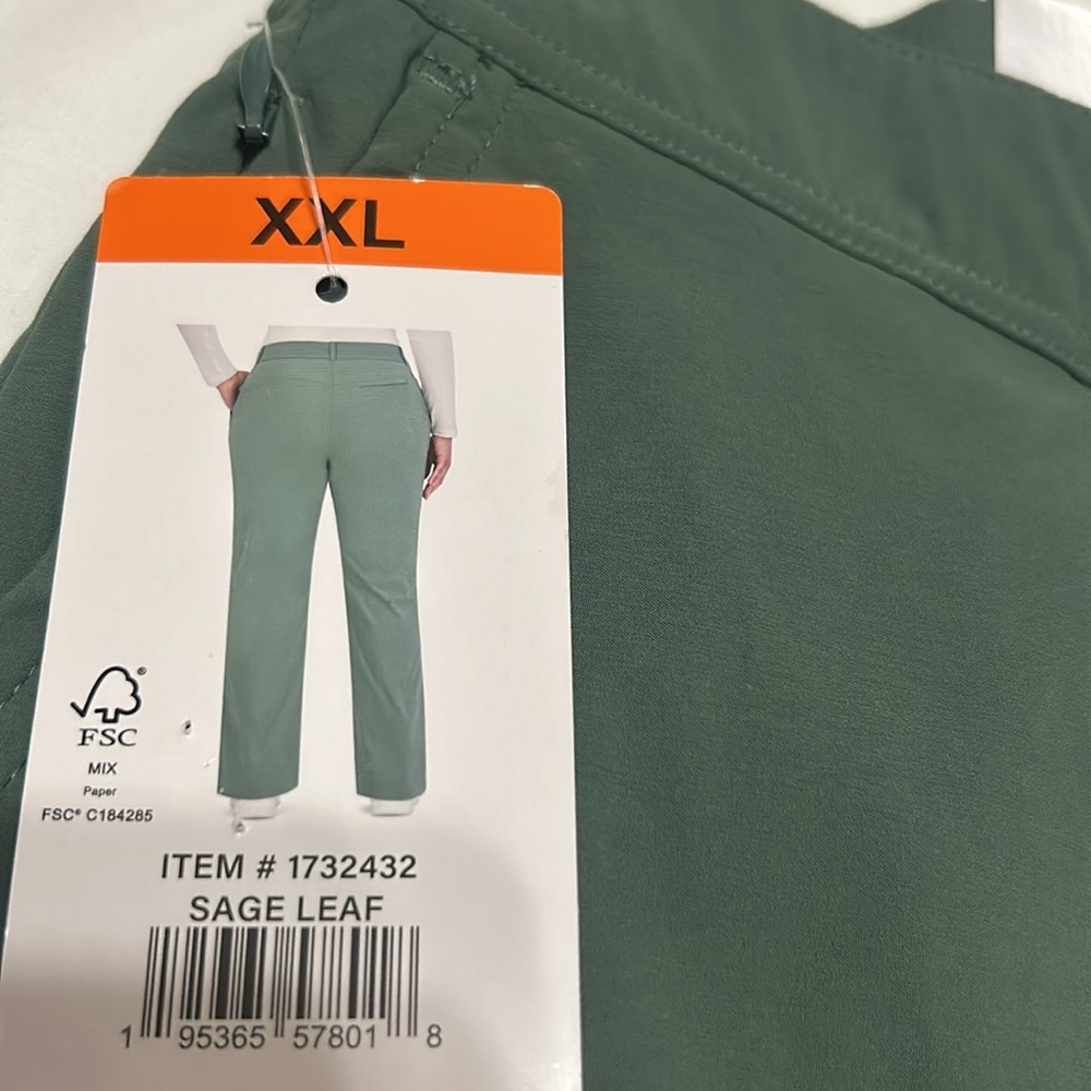 Gerry women’s stretch pant green size XXL NWT - Picture 2 of 2
